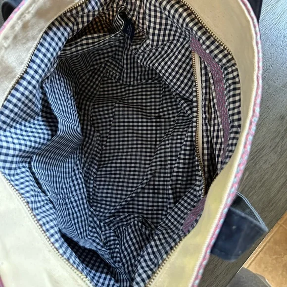 Vineyard Vines Canvas Tote Beach Bag - Picture 5 of 7